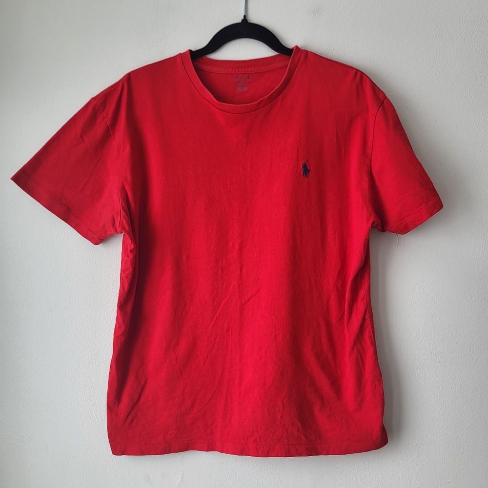 Polo Ralph Lauren Red Preppy Casual Basic Tshirt